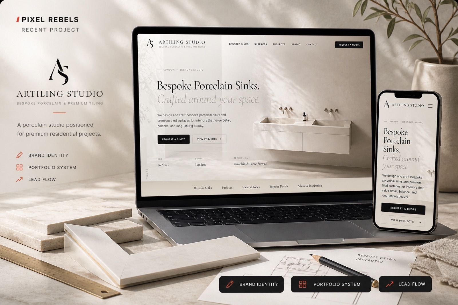 Artiling Studio premium case study cover